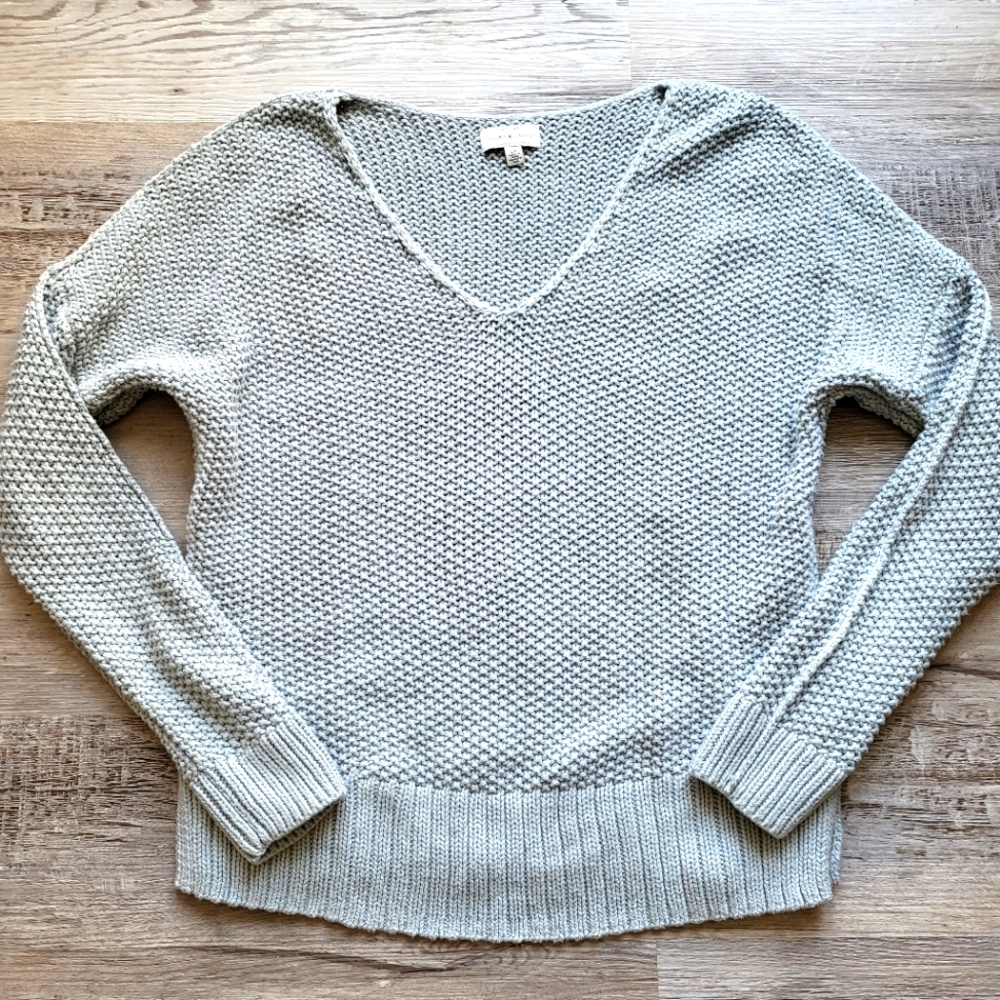 Lucky Brand Cable Knit Cropped Sweater
